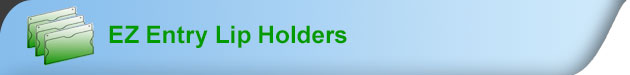 Recessed Cut-A-Way Holders