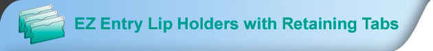 Recessed Cut-A-Way Holders