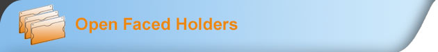 Recessed Cut-A-Way Holders